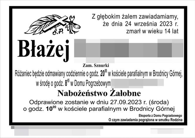 14-letni Błażej huknął w drzewo quadem i zginął! Ten szczegół mógł kosztować go życie