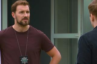 Barwy szczęścia odc. 2745. Marcin Kodur (Oskar Stoczyński), Hubert (Marek Molak)