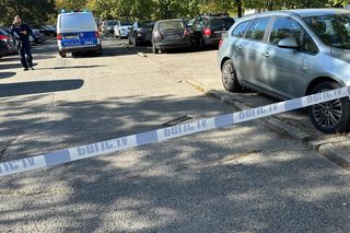 Uszkodzone samochody na Mokotowie