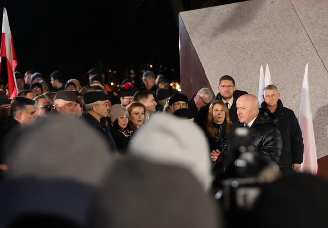 Odsłonięcie pomnika Lecha Kaczyńskiego przy Placu Teatralnym w Lublinie