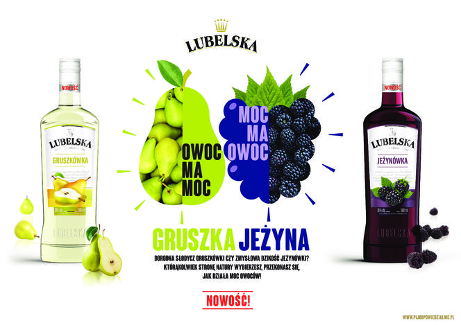 Gruszkówka i Jeżynówka od Lubelskiej - dwa nowe smaki marki Lubelska