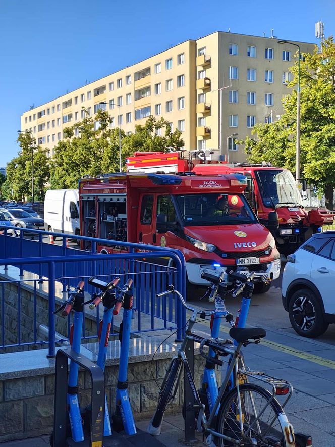 Pożar w metrze w Warszawie 1.07.2025 r.