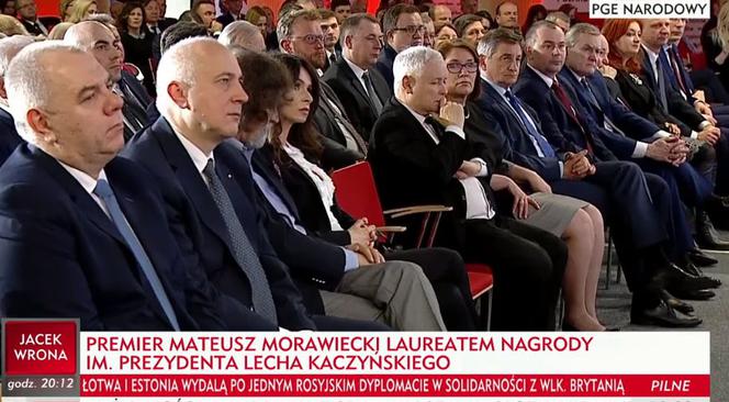 Marta Kaczyńska w ciąży podczas wręczenia nagrody im. Lecha Kaczyńskiego