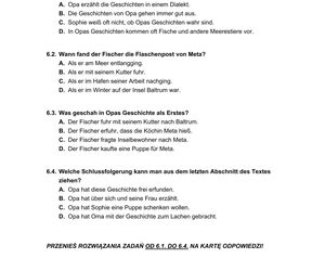 Matura 2025 niemiecki rozszerzony - arkusz CKE 13.05.2025 - Formuła 2023