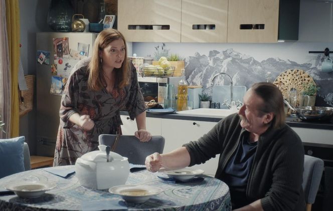 M jak miłość odc. 1869. Haneczka (Elżbieta Firek), stryj Jędrzej Gutowski (Piotr Majerczyk)