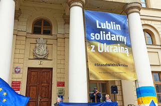 Wspólne śpiewanie Ody do wolności dla Ukrainy