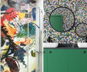 Kandinsky pod prysznicem, a van Gogh w kuchni. Mozaiki inspirowane dziełami sztuki podbijają polskie wnętrza