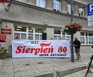 Strajk pracowników MPGK Katowice