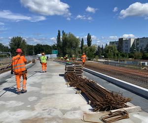 Jak idą prace przy wschodniej nitce wiaduktu przy ul. Zjednoczenia? Sprawdziliśmy