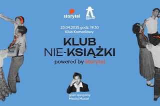 Storytel rusza z pierwszym w Polsce “Klubem Nie-Ksiązki”.  Wyjątkowy spektakl z Maciejem Musiałem