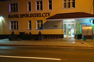 Ktoś wysadził bankomat w Krośnicach koło Milicza