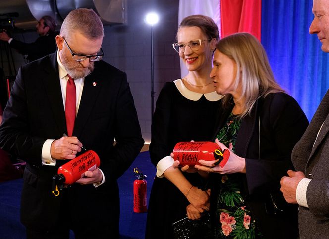 Wieczór wyborczy Grzegorza Brauna