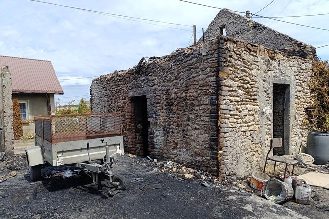 W pożarze stracili dorobek życia 