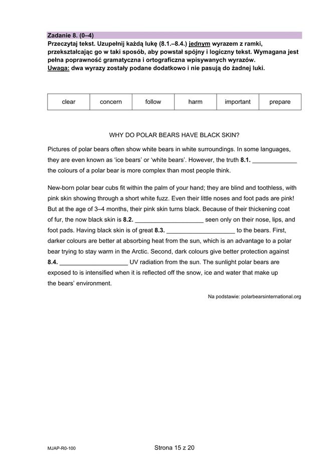 Matura 2025: angielski rozszerzony 8.05.2025. Arkusze CKE i odpowiedzi. Poziom rozszerzony [Formuła 2023]