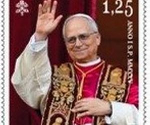 Znaczki z Papieżem.