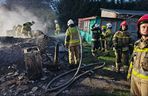 Tragedia pod Tomaszowem Mazowieckim! Kobieta zginęła w pożarze domu