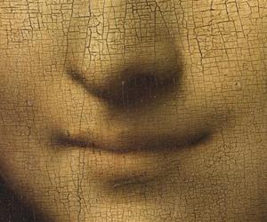 Fragment obrazu Mona Lisa, Leonardo da Vinci 