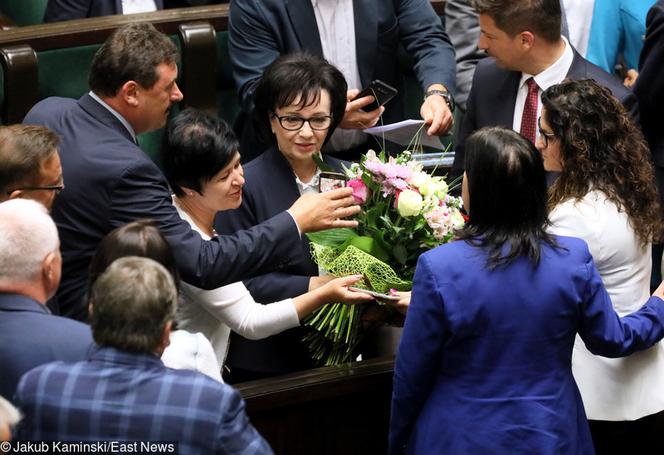 Pożegnanie Marka Kuchcińskiego i powitanie Elżbiety Witek
