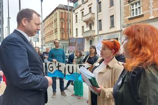 Petycję ws. Parku Kościuszki odebrał osobiście wiceprezydent