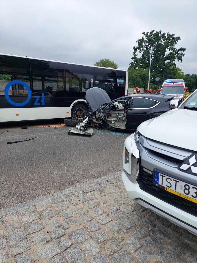 Wypadek na Moniuszki w Starachowicach