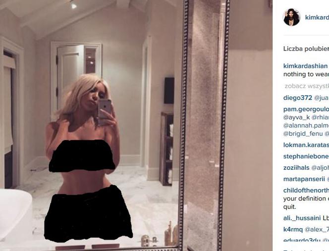 Kim Kardashian - wyretuszowane zdjęcia