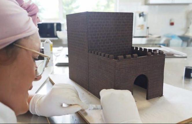 Takiej rzeźby w Lublinie jeszcze nie było. Zrobili Bramę Krakowską z czekolady [GALERIA, AUDIO]