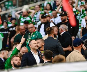 Karol Nawrocki na meczu Lechia Gdańsk - Motor Lublin. Prezydent poszedł do młyna! 