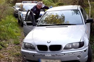 Zamknął znajomego w piwnicy, ukradł mu BMW i uciekł do lasu. Policyjna obława pod Piotrkowem