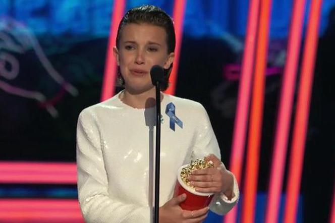 Millie Bobby Brown z serialu Stranger Things na MTV Movie Awards 2017