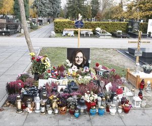 Tak wyglądają groby Zapasiewicza, Tyma, Kołaczkowskiej, Stoparczyk