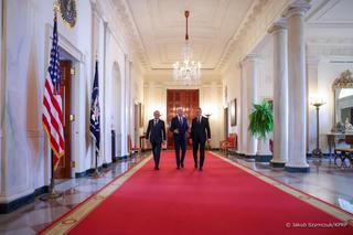 Prezydent i premier w Waszyngtonie: Ameryka nie zawaha się przyjść z pomocą Polsce