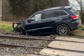 Cud uchronił go od śmierci na przejeździe