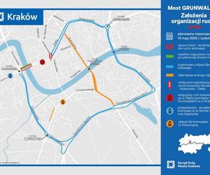 Kraków. Wkrótce rusza remont mostu Grunwaldzkiego