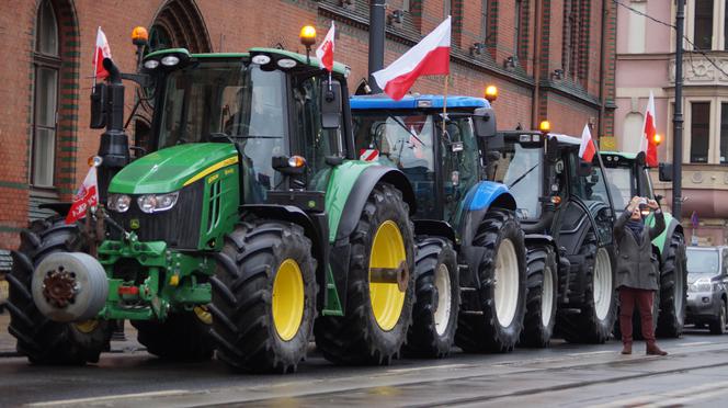 Strajk rolników w Bydgoszczy [ZDJĘIA]