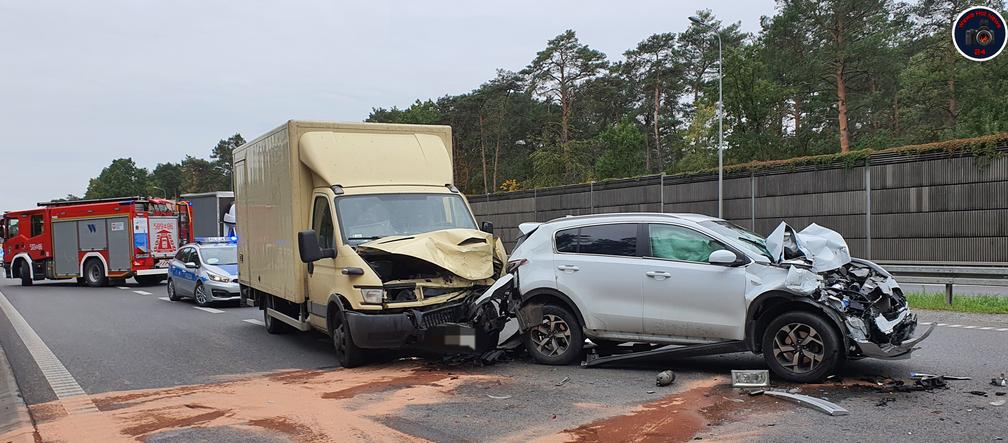 Wypadek w al.Krakowskiej. Uszkodzone trzy auta