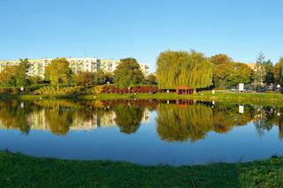 Jesień w Busku-Zdroju. Tężnia z lotu ptaka i inne piękne widoki