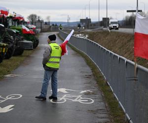 Protest rolników w Medyce