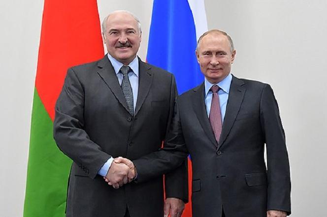 Łukaszenka i Putin 