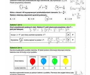 Egzamin ósmoklasisty 2024: matematyka. Zadania, arkusze CKE i odpowiedzi z matematyki 15.05.2024