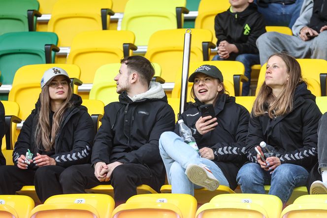 Kibice na meczu GKS Katowice - Lech Poznań
