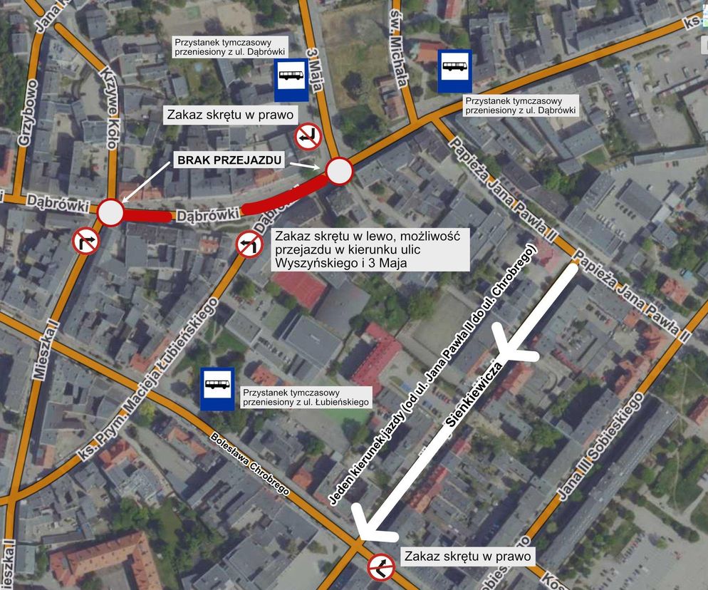 Remont ul. Dąbrówki