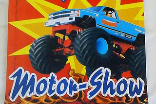 American Monster Truck Motor Show w Łodzi - plakat