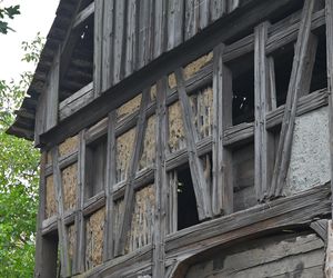 Torhaus - przysłupowy dom bramny z Działoszyna pod Bogatynią