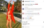 Emerytka Liz Hurley wygina się w bikini. Pozuje w luksusowej willi ojca kontrowersyjnej gwiazdy