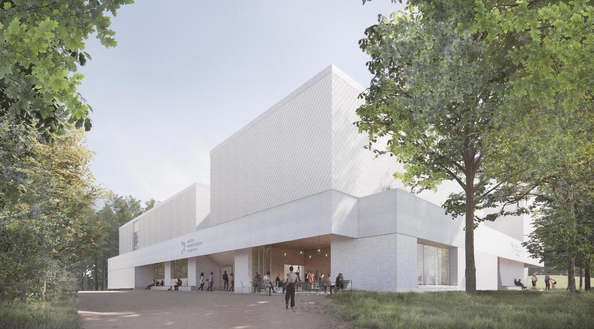 Pawilon ekspozycyjny w Biskupinie