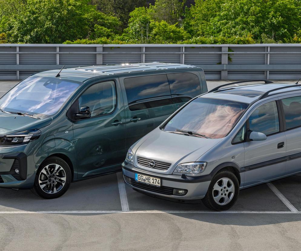 Opel Zafira Electric (2024) i Opel Zafira A (1999) 