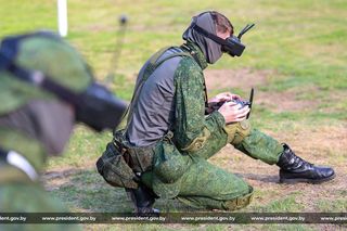 Białorusie siły dronowe 