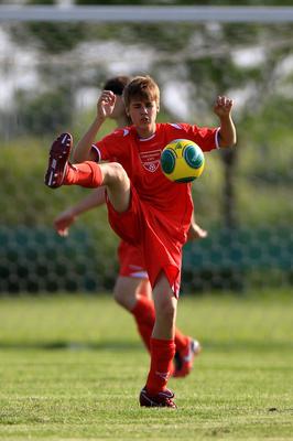 Justin Bieber gra w piłkę