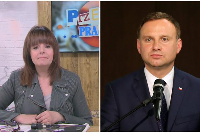 Korwin-Piotrowska drwi z prezydenta Dudy