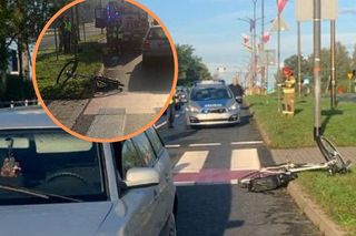 Potrącenie rowerzystki w Żorach pod lupą. Zdaniem męża rannej kobiety, to nie było wymuszenie pierwszeństwa